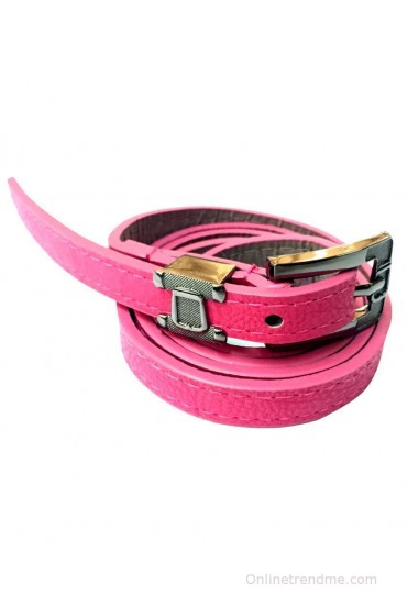 Sir Michele Pink Non Leather Women Belt